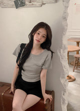 ルーズデイリーラウンド半袖Tシャツ (6color)