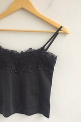 soft lace sleeveless shirt