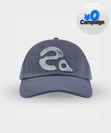 【お気に入り追加で応募】Big Symbol Baseball Cap Purple Grey