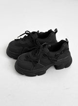 1202 Ribbon Platform Sole Sneakers (6cm)