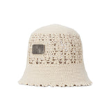 VA Plate Crochet Bucket Hat / Ivory