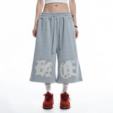 ENOE ワッペンスウェットバミューダパンツ - GREY