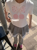 [by LILLOVE] チェリーベルTシャツ