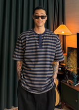 Dangara Henry Neck Short-Sleeve 2color