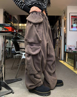 トップウォッシュドビッグポケットカーゴスウェットパンツ