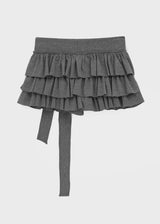 [MADE] Alotte Strap Tiered Skirt Pants