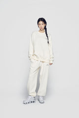 24FW UPSIDE DOWN LOGO NAPPING ZURRY PANTS IVORY