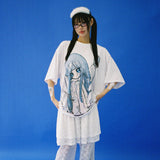 サッドエンジェルエアロクールTシャツ- BLUE
