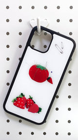 Tomato Needle Cushion Glass bumper Case