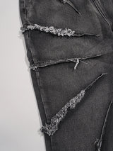 (UNISEX) トルネードデッキワイドデニムパンツ
