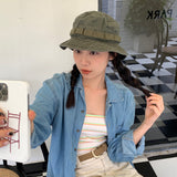 On the Moment reversible outdoor bucket hat C2 KHAKI