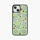Cat World Light green Epoxy Phone Case