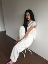 Peep Wide Cargo Pants (3color)