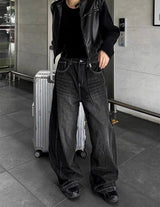 【即日発送】Nars Two Way Balloon Fit Folding Pintuck Denim Pants  