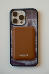 Cat Câlin Case & Brown Wallet Magsafe Set.