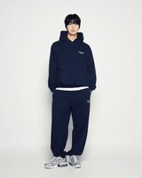 25FW ボーダーラインベーシックロゴフーディー ダークネイビー
