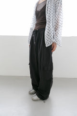 nylon tuck stopper cargo pants(3colors)