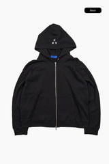 スターワッフルフーディージップアップ