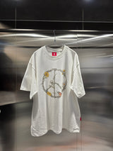 VENTIQUE ピースグラフィックTシャツ 2color