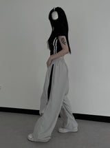side zipper color pants (summer) (2color)