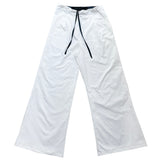 Obi Color Block Strap Pintuck Wide Long Slacks Pants (3 Colors)