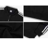 1980 star track collar half zip-up (2color)