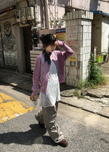 [unisex] ノード カーゴ ポケット ナイロン バンディング ワイド パンツ