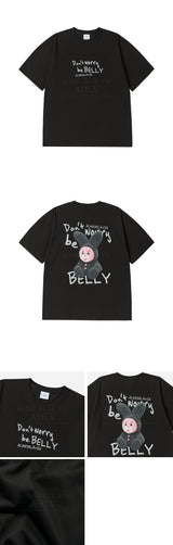 24FW ラビットベリー 半袖Tシャツ ブラック