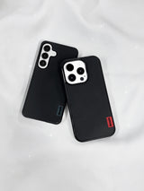 【MADE】マットブラック ポピーレッド iPhoneケース [Matte Glass/Magsafe]