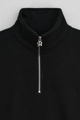 DIAGONAL LOGO HALF ZIP UP