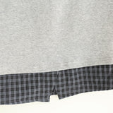 Check collar layered polo shirt 231330477
