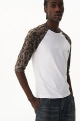 Leopard Raglan Graphic Tee