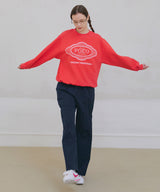 Shirring Nylon Straight Pants - Navy