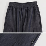 WIDE CARGO DENIM PANTS [WHITE]