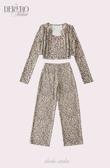 モブ レオパード スリーピース トレーディング セットアップ(LONG PANTS)
