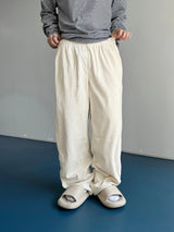 Twill Basic Golden Wide Pants 7C