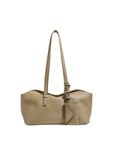 Minimalist Soft Leather Boston Bag