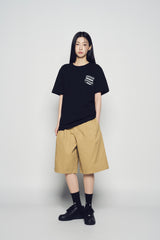 25SS ミックスタイプグラフィックスショートスリーブTシャツ ブラック