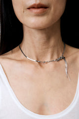 MIX TAIL NECKLACE SILVER