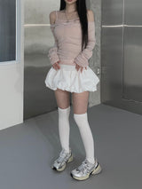 ballerina v long t-shirt(2 color)