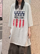 USAフラッグ ピグメント Tシャツ
