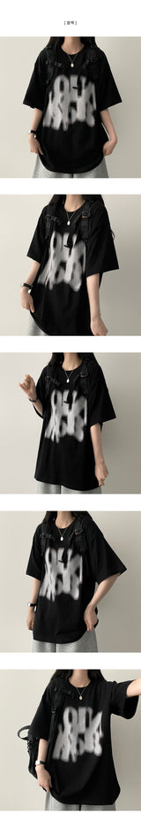 Ealing Motion オーバーフィット 半袖Tシャツ