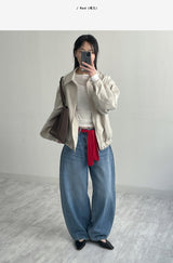 Feeling Tencel Round Neck T-shirt
