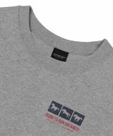 ホースボックスクロップドTシャツ - グレー