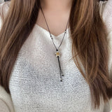 watercolor starfish string necklace