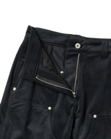 25FW WOMAN ベルベットストレートパンツ ブラック