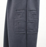 Unisex ディクションエンブロイダードバルーンシープスキンスウェットパンツ