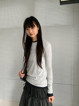 ネイクンラウンド長袖Tシャツ