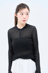 シアーロングスリーブニット / Sier L/S LIB Knit