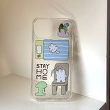 Stay Home Cat Phone Case_jelly